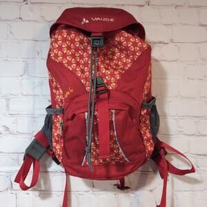 VAUDE Ayla 6 kids' backpack Red Orange Yellow White Geometric 11 X 9 X 5